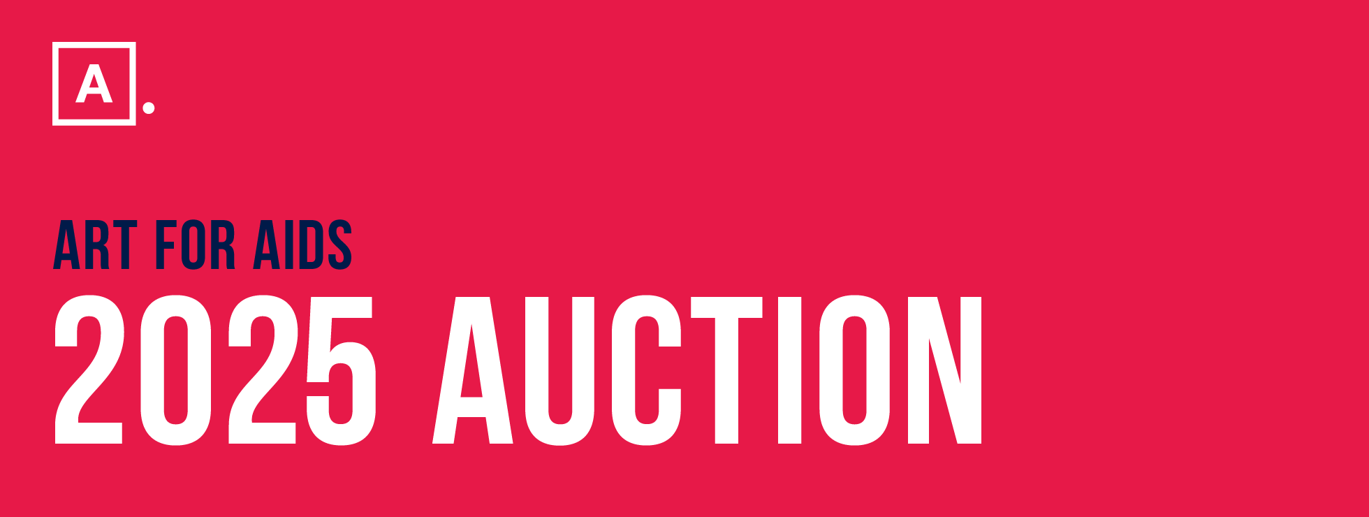 Art for AIDS Save the Date 2025 Banner