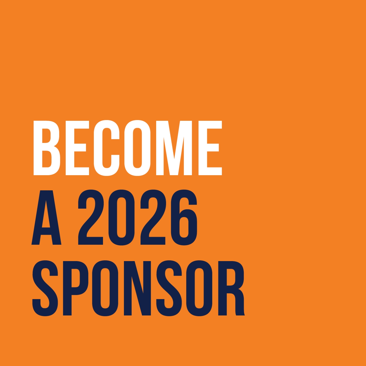 Become A 2026 Sponsor