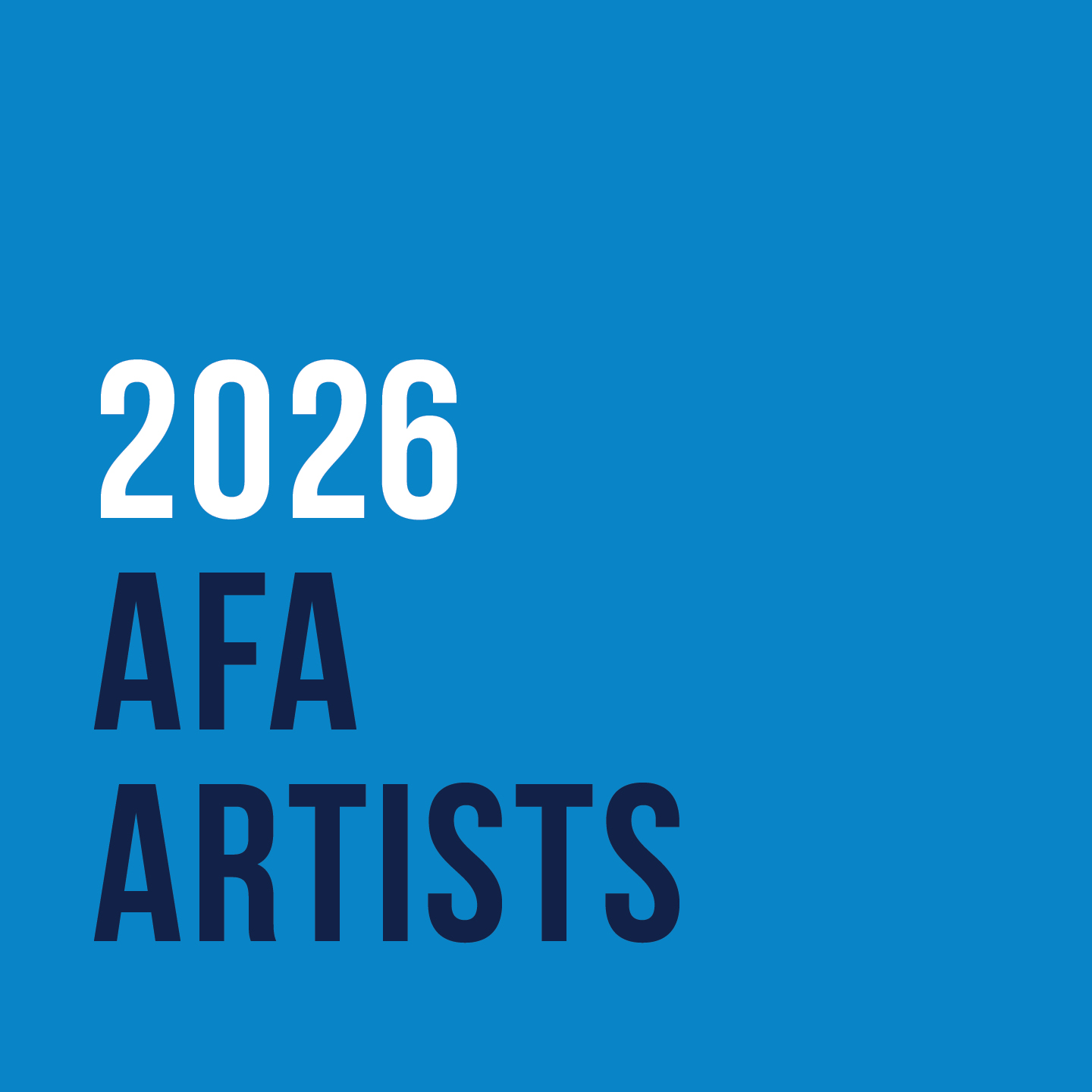 2026 AFA Artists